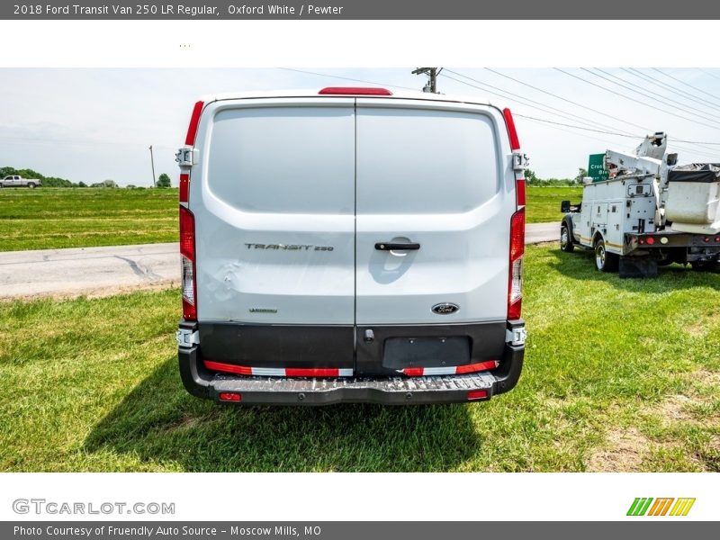 Oxford White / Pewter 2018 Ford Transit Van 250 LR Regular