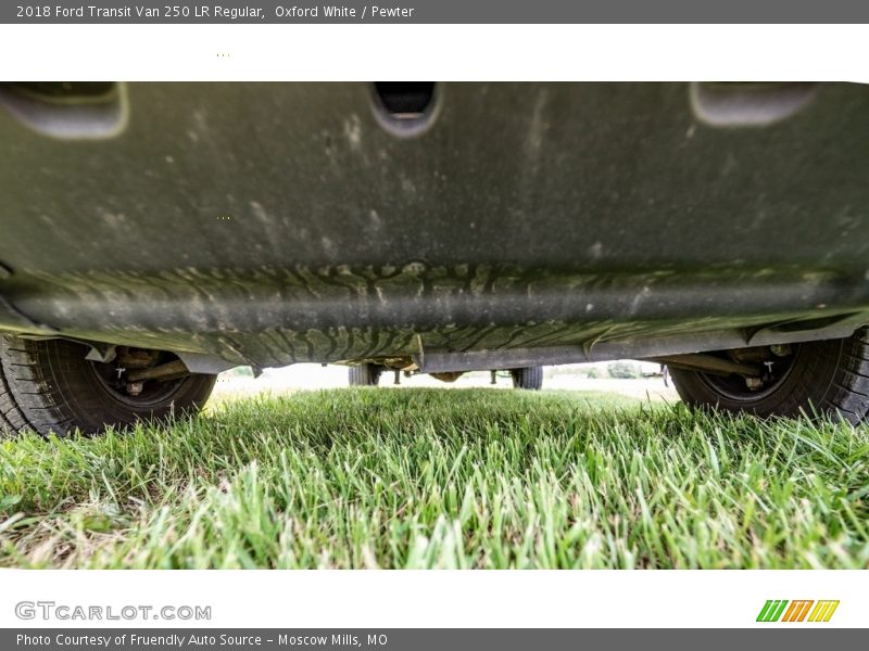 Oxford White / Pewter 2018 Ford Transit Van 250 LR Regular