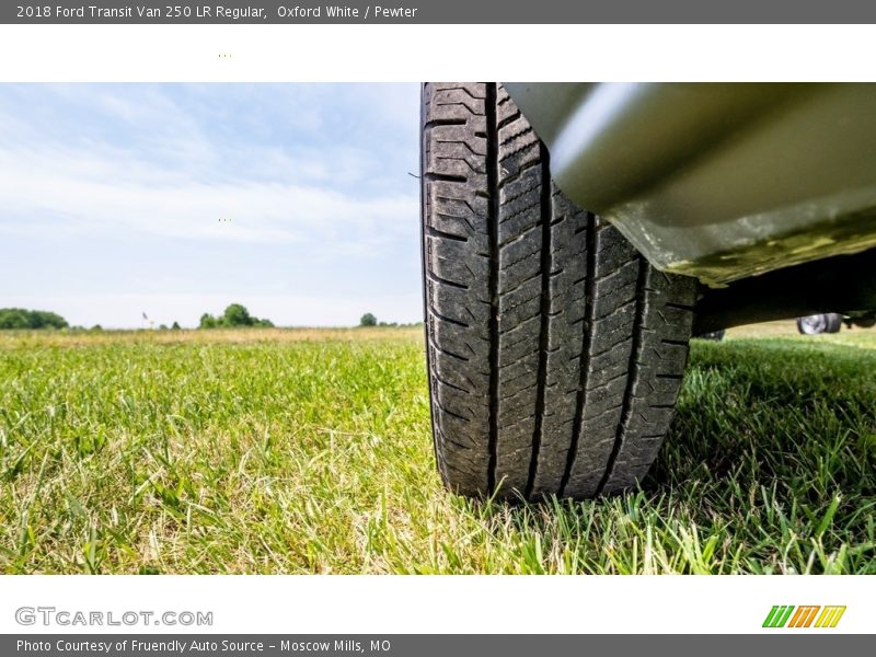 Oxford White / Pewter 2018 Ford Transit Van 250 LR Regular