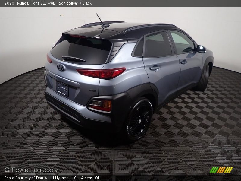 Sonic Silver / Black 2020 Hyundai Kona SEL AWD