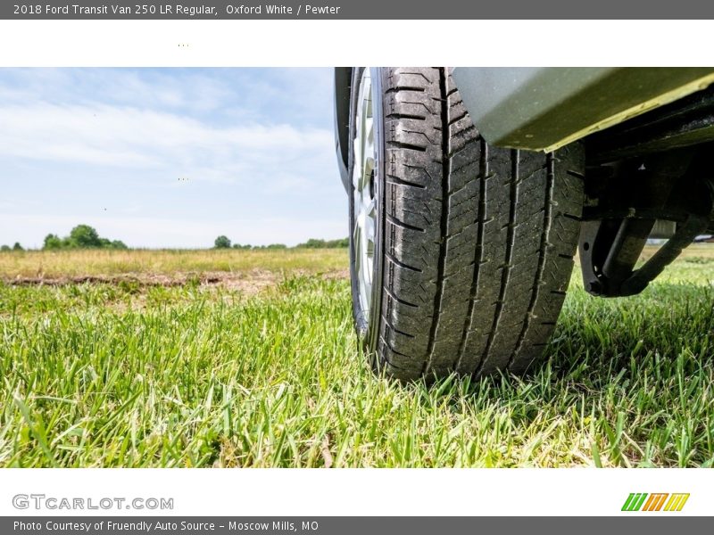 Oxford White / Pewter 2018 Ford Transit Van 250 LR Regular