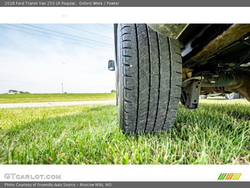 Oxford White / Pewter 2018 Ford Transit Van 250 LR Regular