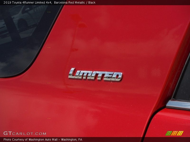 Barcelona Red Metallic / Black 2019 Toyota 4Runner Limited 4x4