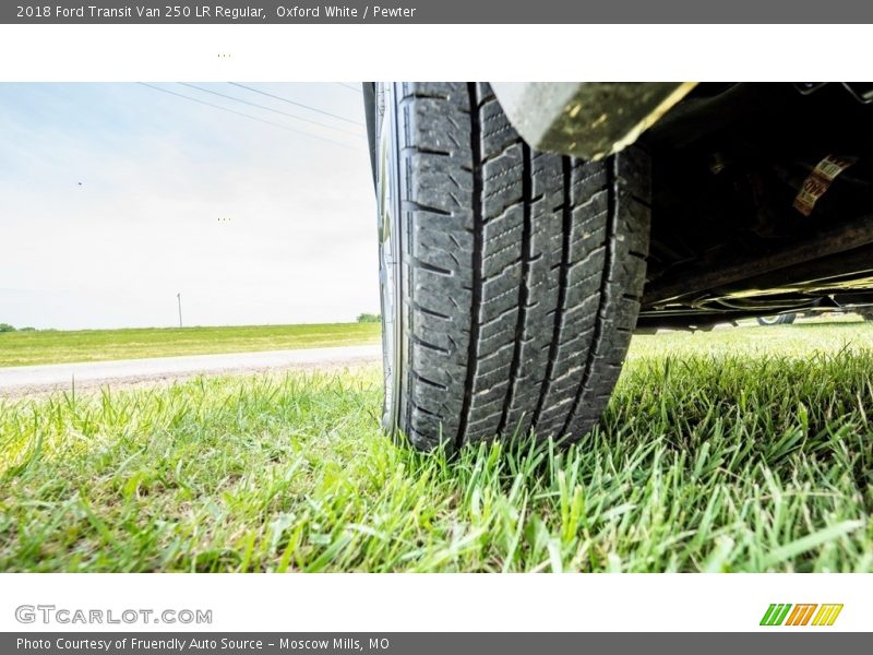 Oxford White / Pewter 2018 Ford Transit Van 250 LR Regular