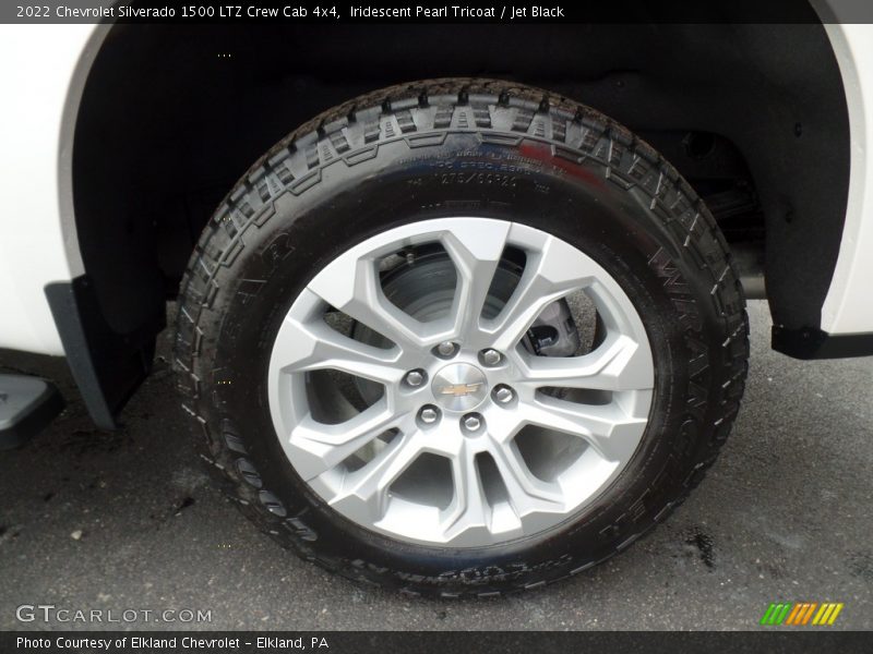 Iridescent Pearl Tricoat / Jet Black 2022 Chevrolet Silverado 1500 LTZ Crew Cab 4x4