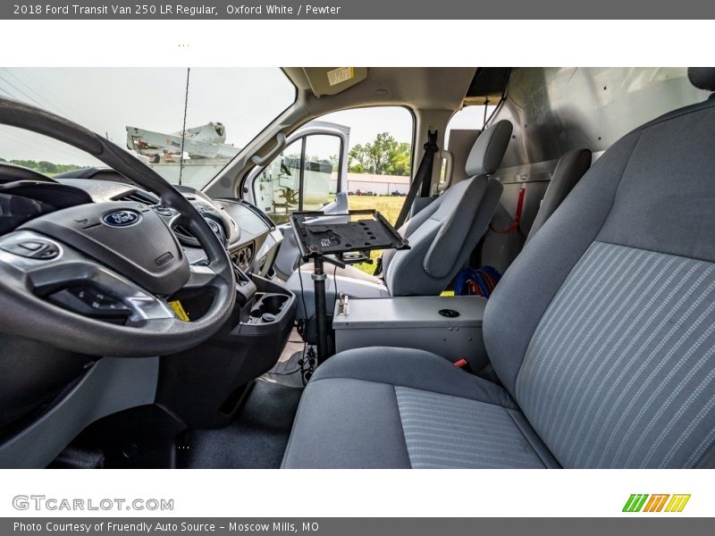 Oxford White / Pewter 2018 Ford Transit Van 250 LR Regular