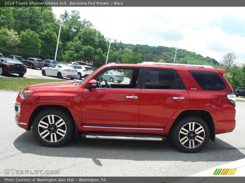 Barcelona Red Metallic / Black 2019 Toyota 4Runner Limited 4x4