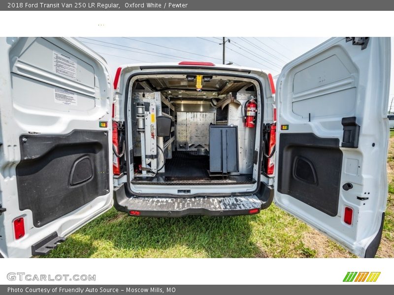 Oxford White / Pewter 2018 Ford Transit Van 250 LR Regular