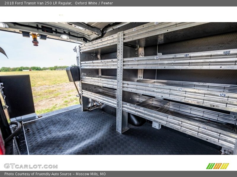 Oxford White / Pewter 2018 Ford Transit Van 250 LR Regular