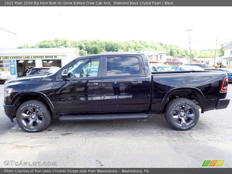 Diamond Black Crystal Pearl / Black 2022 Ram 1500 Big Horn Built-to-Serve Edition Crew Cab 4x4