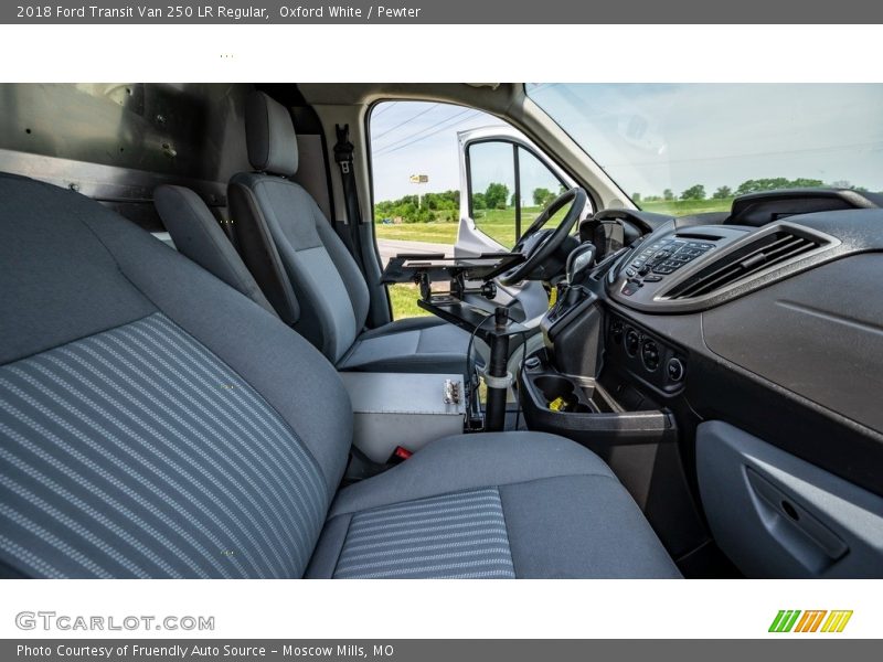Oxford White / Pewter 2018 Ford Transit Van 250 LR Regular