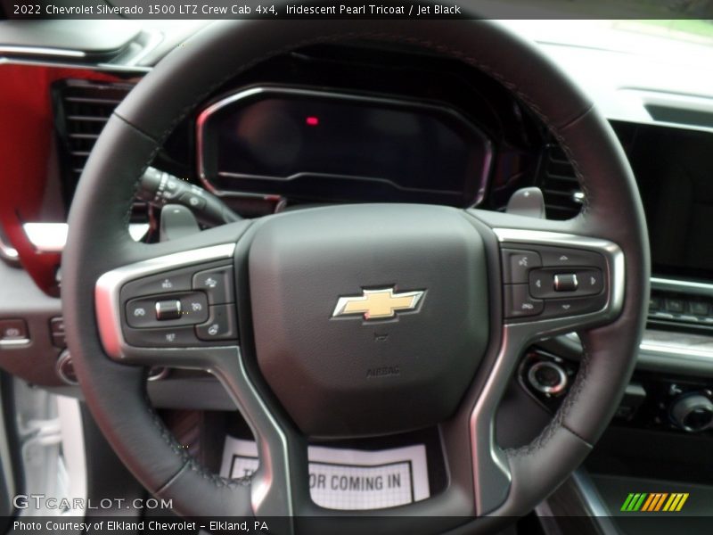 Iridescent Pearl Tricoat / Jet Black 2022 Chevrolet Silverado 1500 LTZ Crew Cab 4x4