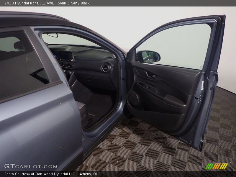 Sonic Silver / Black 2020 Hyundai Kona SEL AWD