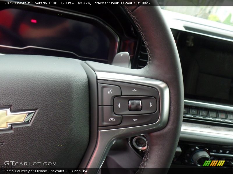 Iridescent Pearl Tricoat / Jet Black 2022 Chevrolet Silverado 1500 LTZ Crew Cab 4x4