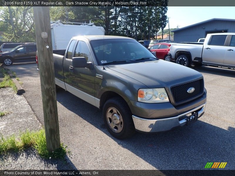 Dark Shadow Grey Metallic / Medium/Dark Flint 2006 Ford F150 XLT Regular Cab