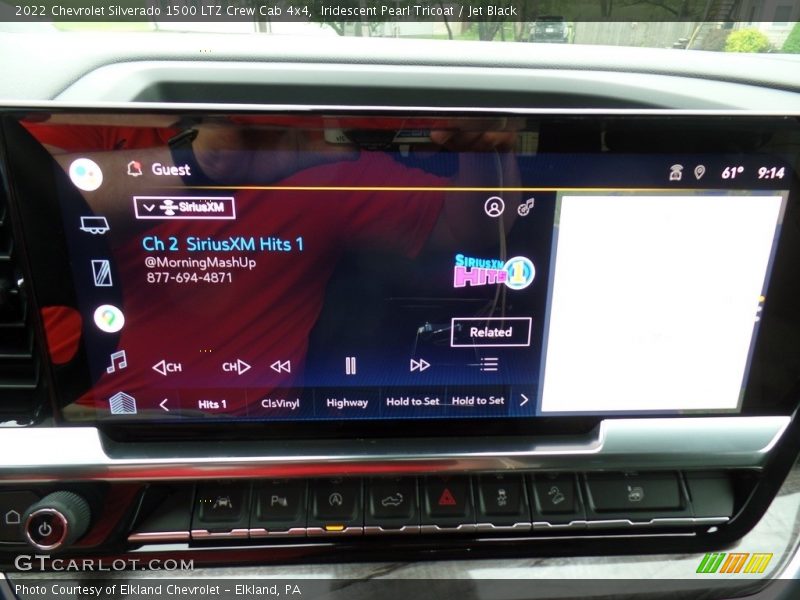 Iridescent Pearl Tricoat / Jet Black 2022 Chevrolet Silverado 1500 LTZ Crew Cab 4x4