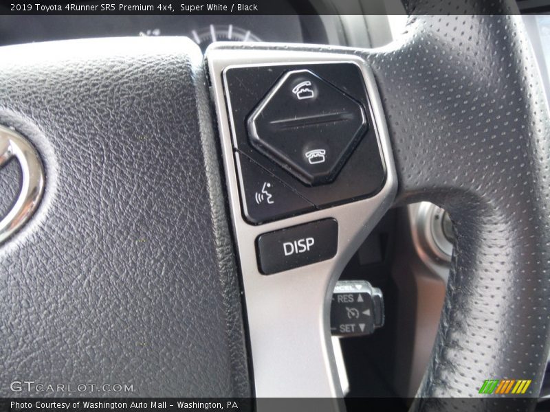 Super White / Black 2019 Toyota 4Runner SR5 Premium 4x4