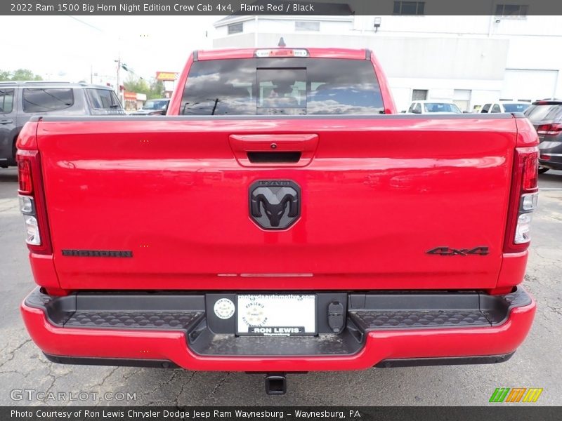 Flame Red / Black 2022 Ram 1500 Big Horn Night Edition Crew Cab 4x4