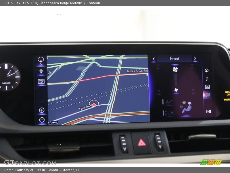 Moonbeam Beige Metallic / Chateau 2019 Lexus ES 350