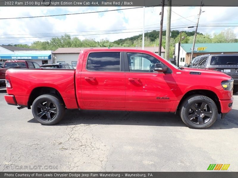 Flame Red / Black 2022 Ram 1500 Big Horn Night Edition Crew Cab 4x4