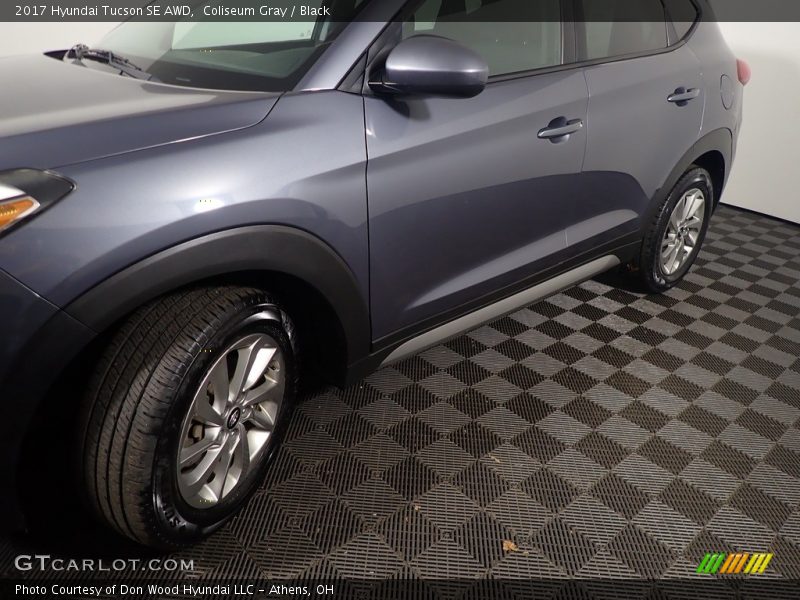 Coliseum Gray / Black 2017 Hyundai Tucson SE AWD
