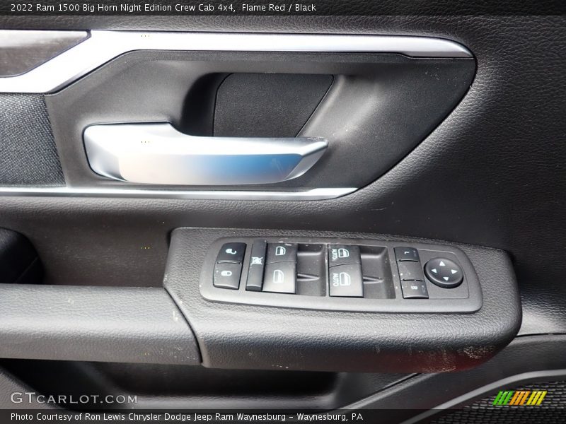 Flame Red / Black 2022 Ram 1500 Big Horn Night Edition Crew Cab 4x4
