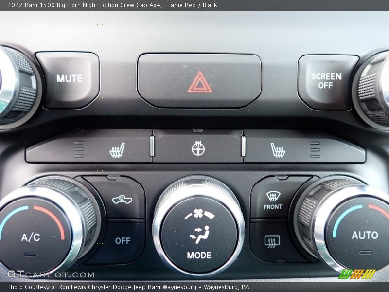 Flame Red / Black 2022 Ram 1500 Big Horn Night Edition Crew Cab 4x4