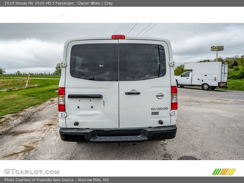 Glacier White / Gray 2016 Nissan NV 3500 HD S Passenger