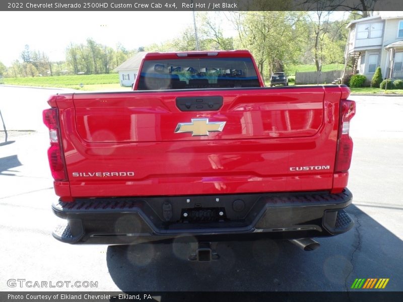 Red Hot / Jet Black 2022 Chevrolet Silverado 2500HD Custom Crew Cab 4x4