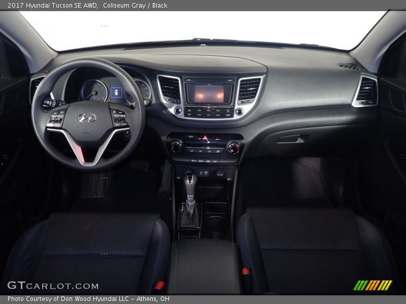 Coliseum Gray / Black 2017 Hyundai Tucson SE AWD