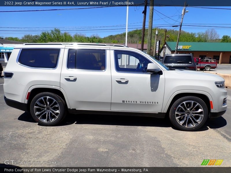 Luxury White Pearl / Tupelo/Black 2022 Jeep Grand Wagoneer Series III 4x4