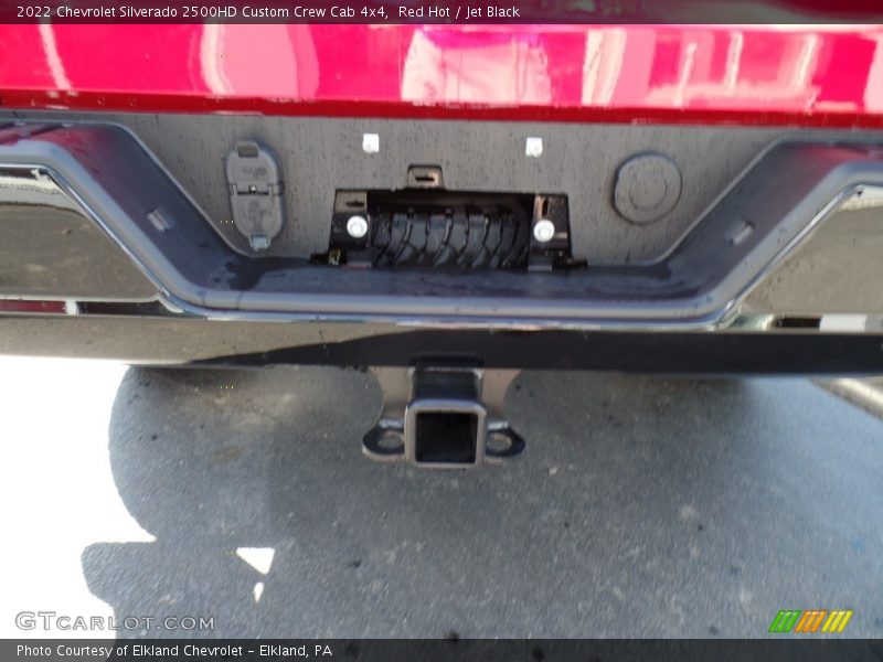 Red Hot / Jet Black 2022 Chevrolet Silverado 2500HD Custom Crew Cab 4x4