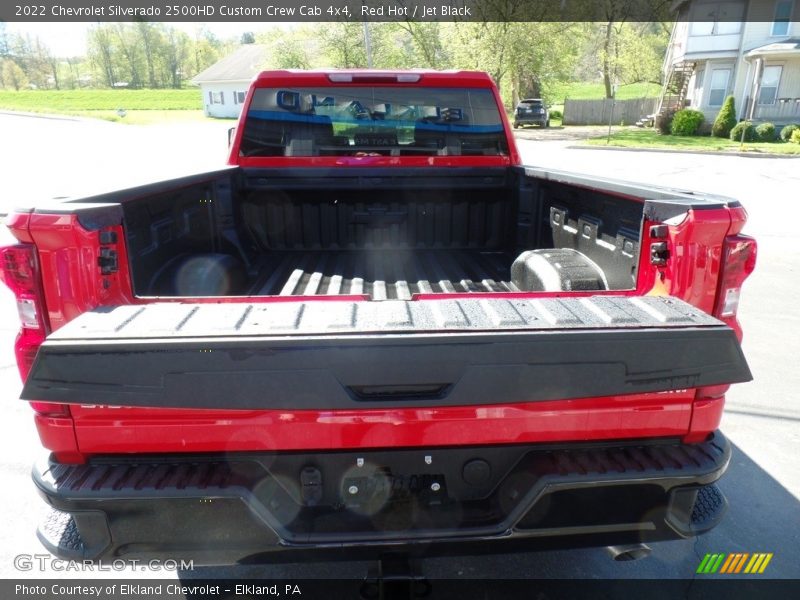 Red Hot / Jet Black 2022 Chevrolet Silverado 2500HD Custom Crew Cab 4x4