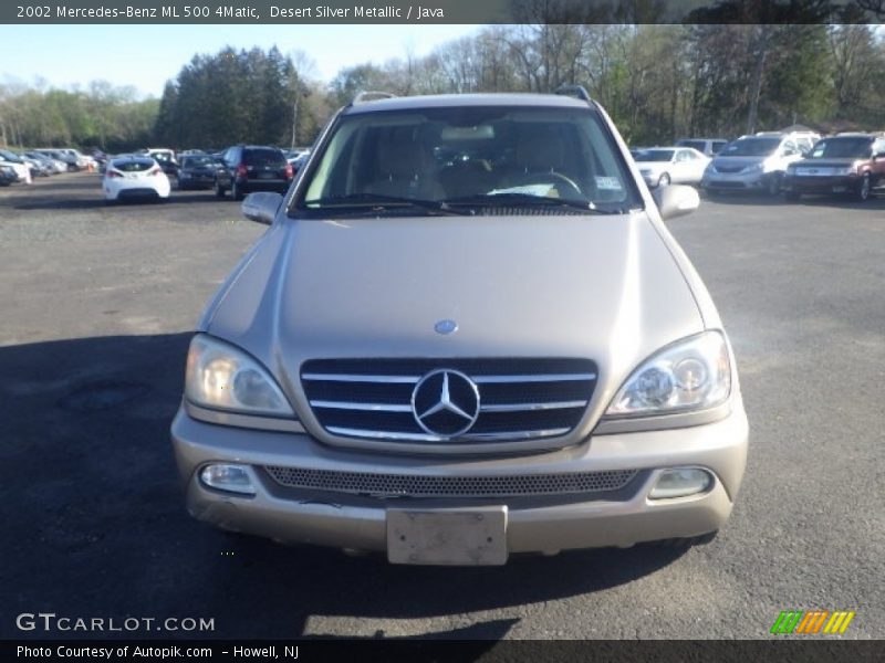 Desert Silver Metallic / Java 2002 Mercedes-Benz ML 500 4Matic