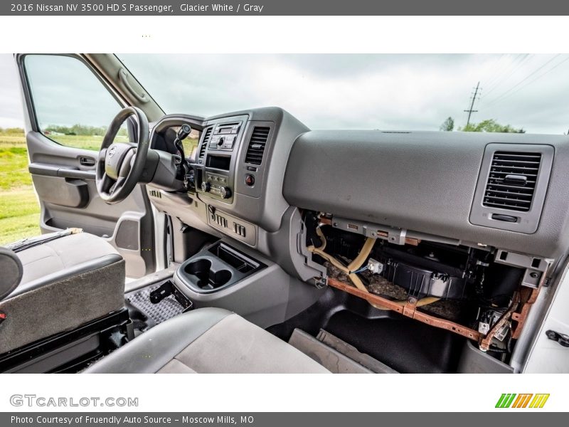 Glacier White / Gray 2016 Nissan NV 3500 HD S Passenger