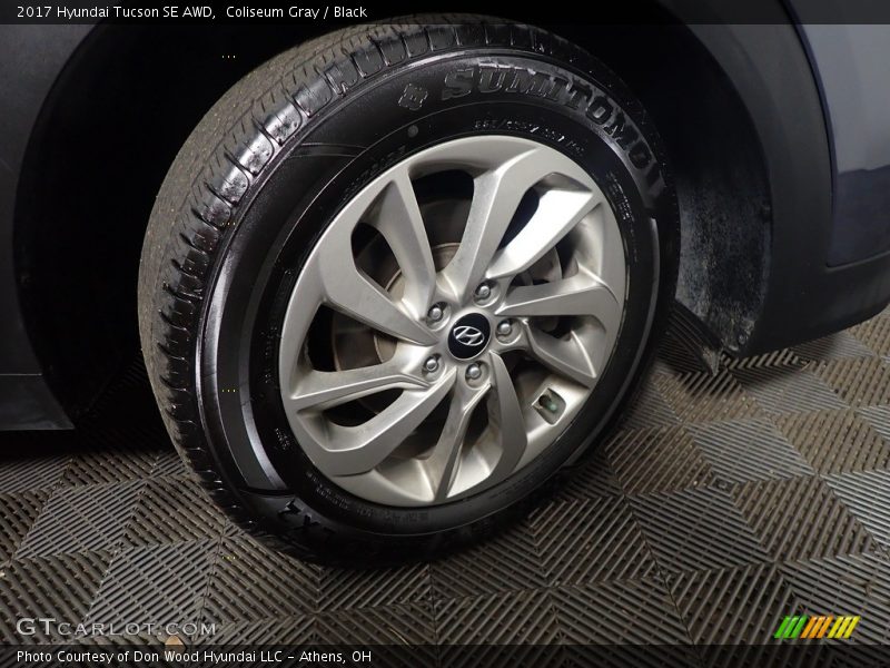 Coliseum Gray / Black 2017 Hyundai Tucson SE AWD
