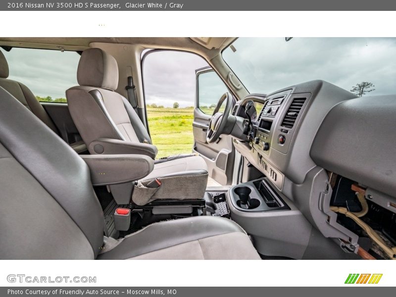 Glacier White / Gray 2016 Nissan NV 3500 HD S Passenger