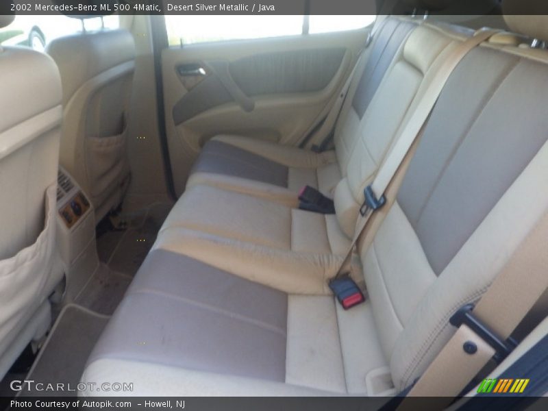 Desert Silver Metallic / Java 2002 Mercedes-Benz ML 500 4Matic