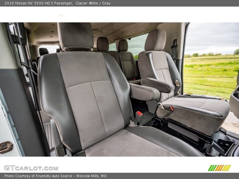 Glacier White / Gray 2016 Nissan NV 3500 HD S Passenger