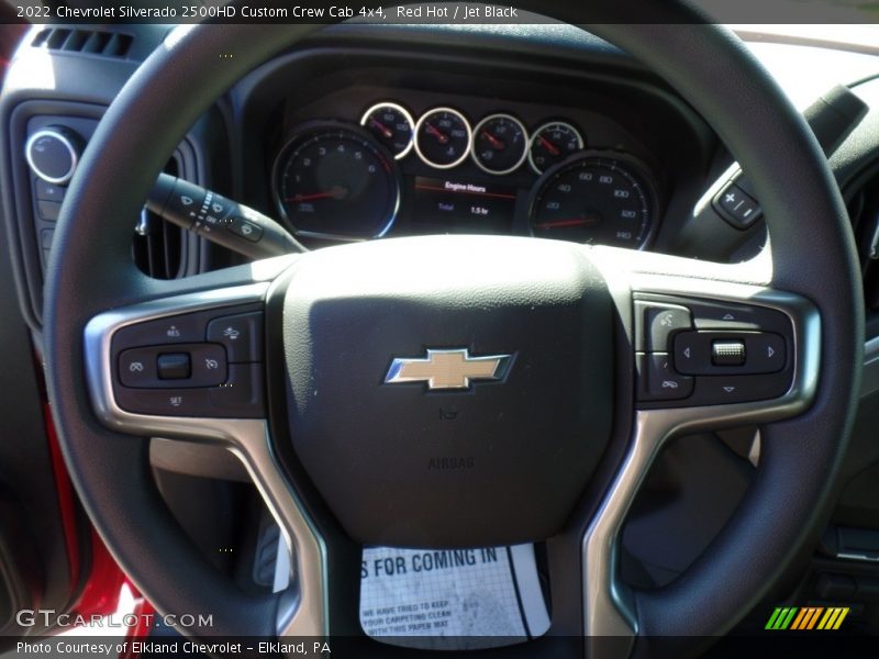  2022 Silverado 2500HD Custom Crew Cab 4x4 Steering Wheel