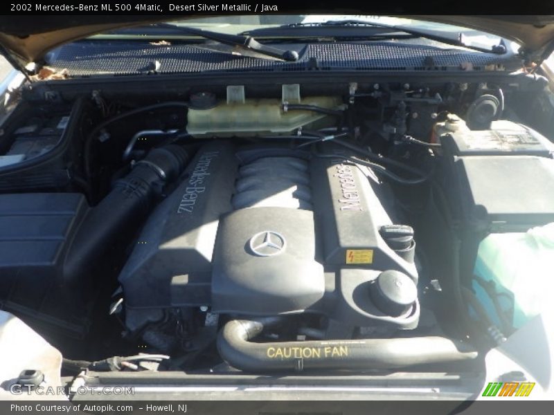 Desert Silver Metallic / Java 2002 Mercedes-Benz ML 500 4Matic