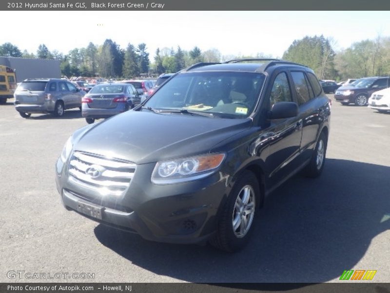 Black Forest Green / Gray 2012 Hyundai Santa Fe GLS