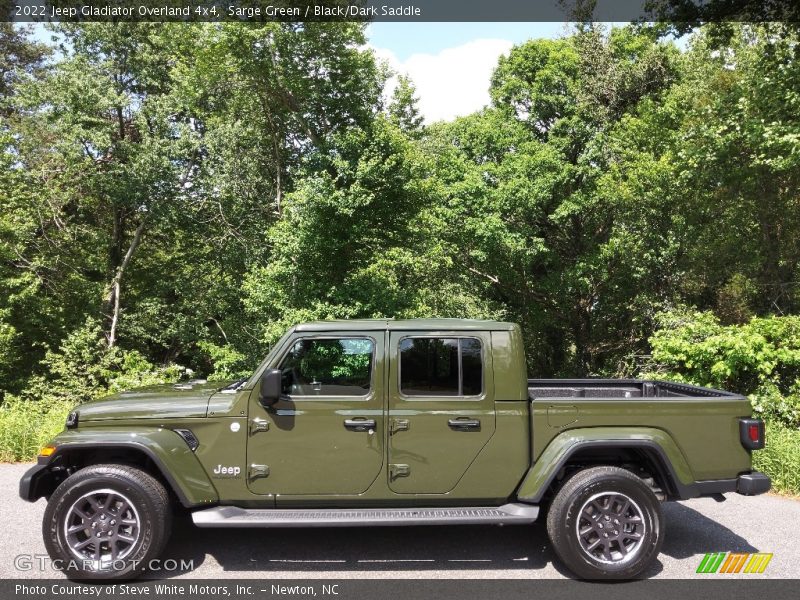 Sarge Green / Black/Dark Saddle 2022 Jeep Gladiator Overland 4x4