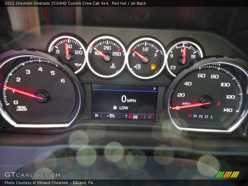  2022 Silverado 2500HD Custom Crew Cab 4x4 Custom Crew Cab 4x4 Gauges