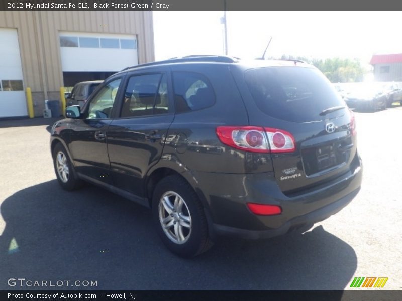 Black Forest Green / Gray 2012 Hyundai Santa Fe GLS