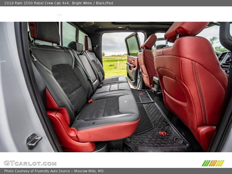 Rear Seat of 2019 1500 Rebel Crew Cab 4x4