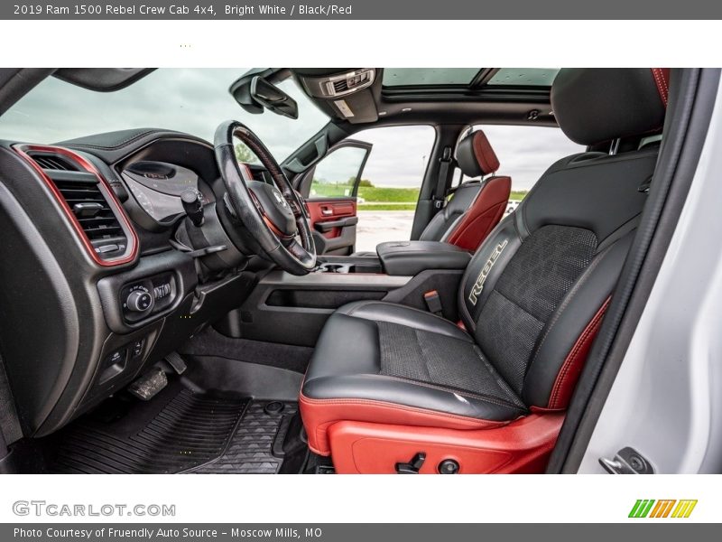 Front Seat of 2019 1500 Rebel Crew Cab 4x4