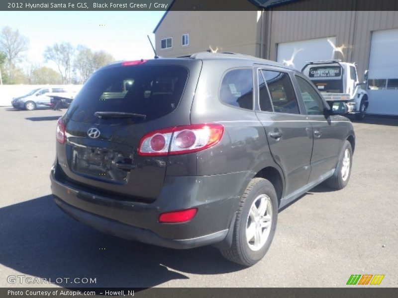 Black Forest Green / Gray 2012 Hyundai Santa Fe GLS