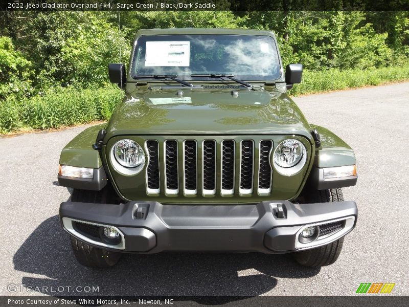 Sarge Green / Black/Dark Saddle 2022 Jeep Gladiator Overland 4x4