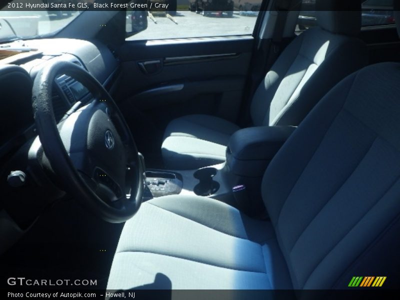 Black Forest Green / Gray 2012 Hyundai Santa Fe GLS